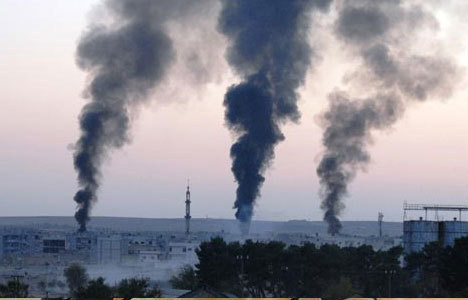 Flaş! Kobani'de patlama
