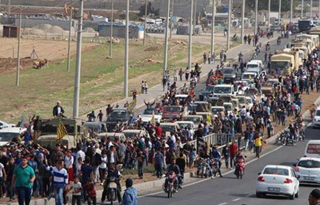 İkinci Peşmerge konvoyu Kobani'ye geçti