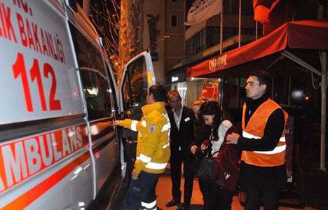Beşiktaş'ta yangın paniği: Çalışanlar mahsur