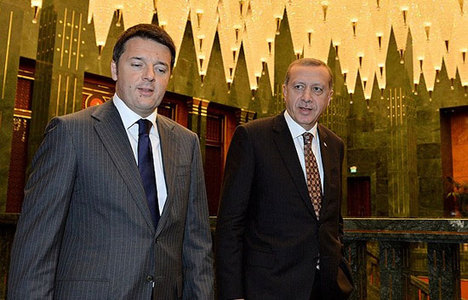 Erdoğan İtalya Başbakanı'nı kabul etti