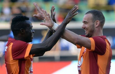 Galatasaray'dan yarım düzine gol