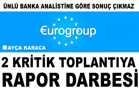 ‘Euro Group Toplantısı’nda anlaşma beklemiyoruz’
