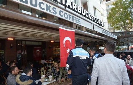 Starbucks'a Türk bayrağı operasyonu