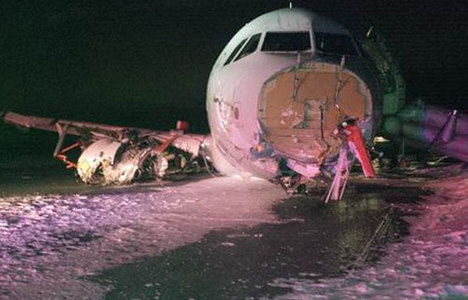 Air Canada uçağı korkuttu