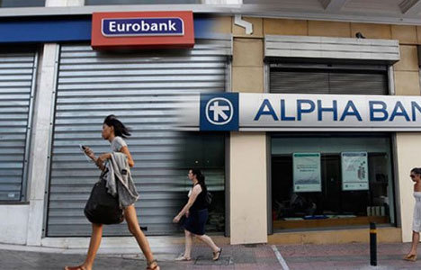Yunan bankalarına önemli sınırlama!