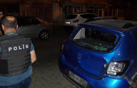 Bingöl'de polis aracına saldırı