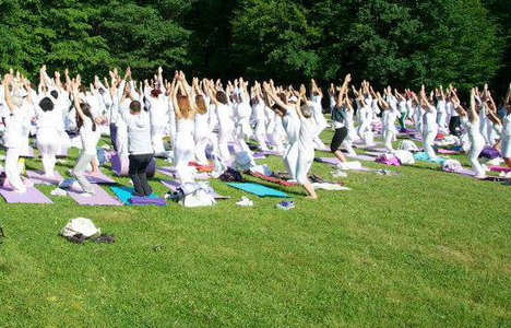 Festivale koşun yoga ile gripten korunun